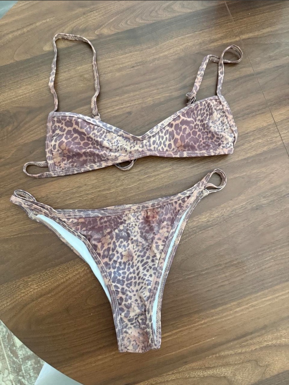 Leopard Print Bikini Set